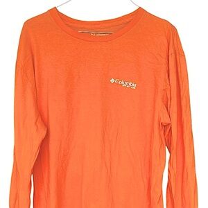 Mens Columbia Long Sleeve Fishing T Shirt Size Large